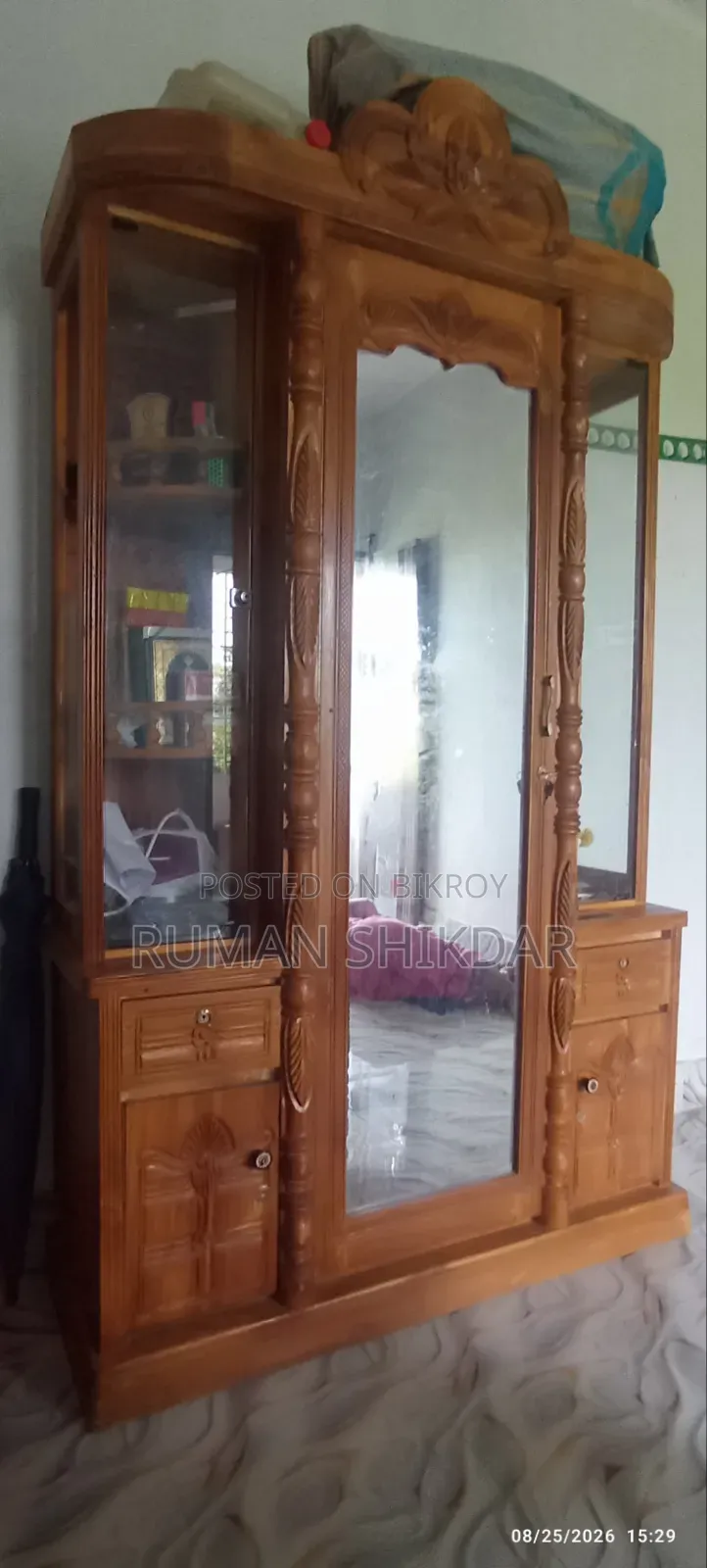 Chittagong Teak Wood Dressing Table
