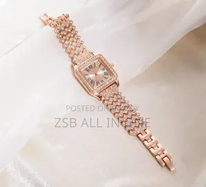 Luxury Rose Gold Women’s Quartz Watch