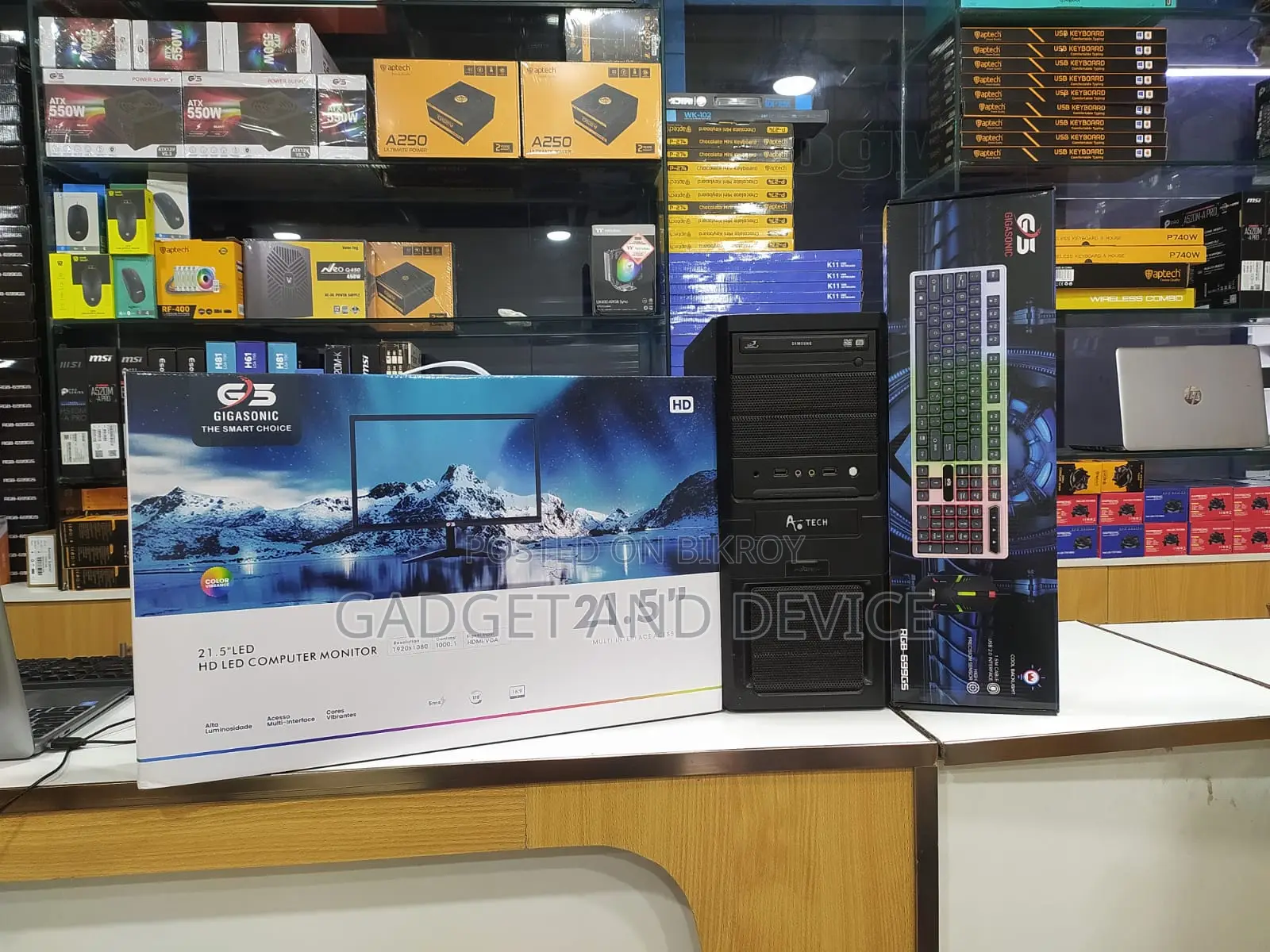 Desktop Computer 4GB Intel Core i3 SSD 128GB