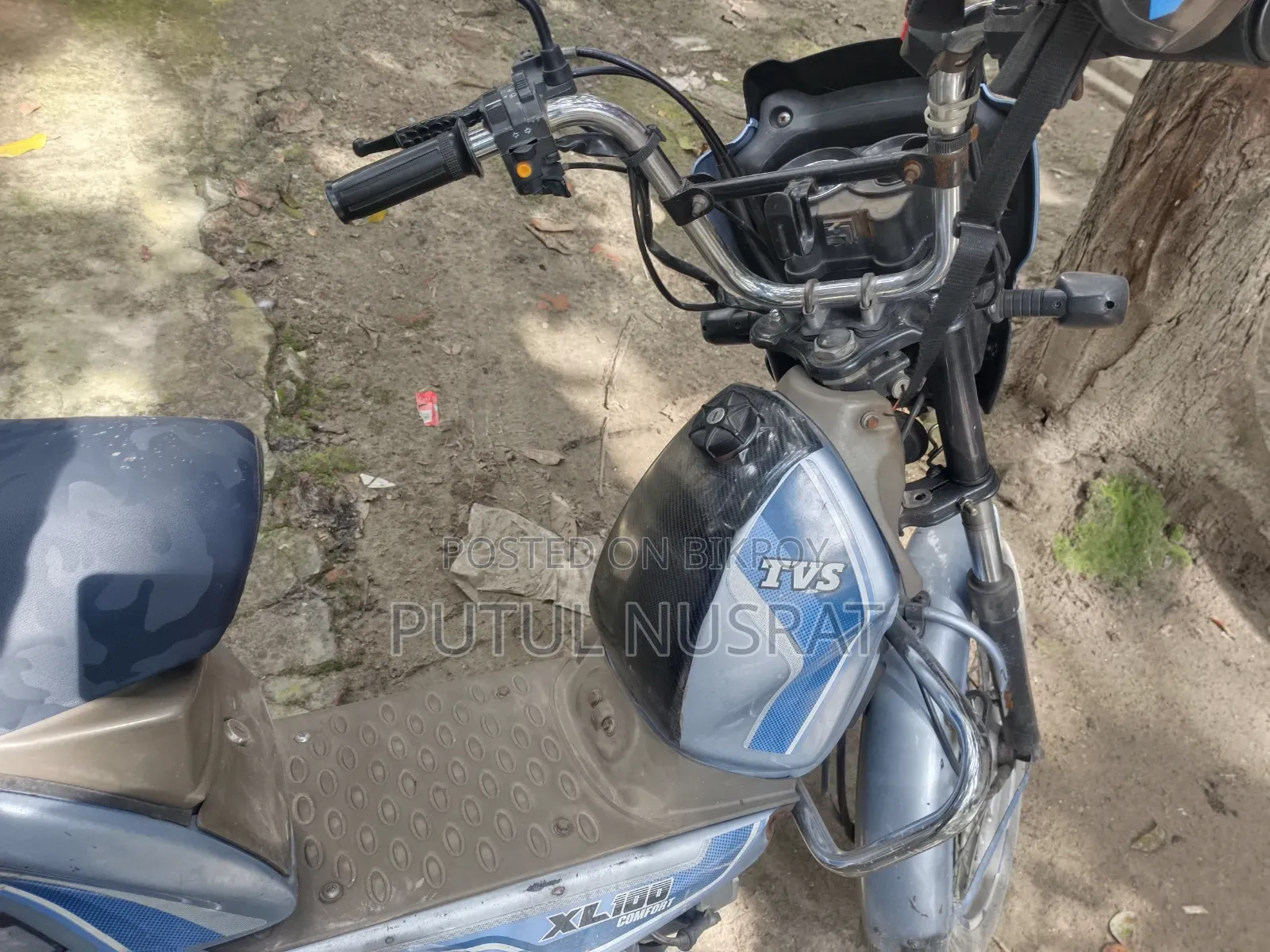 TVS XL 100 Comfort 2022 Blue