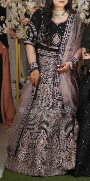 Elegant Black Party Wear Lehenga (Worn Once)