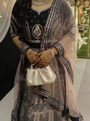 Elegant Black Party Wear Lehenga (Worn Once)