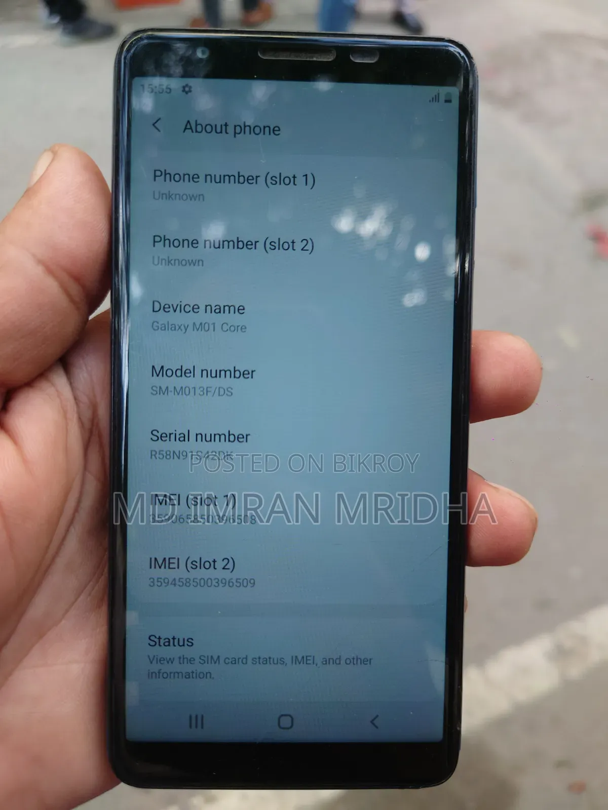 Samsung Galaxy M01 Core 16 GB Blue