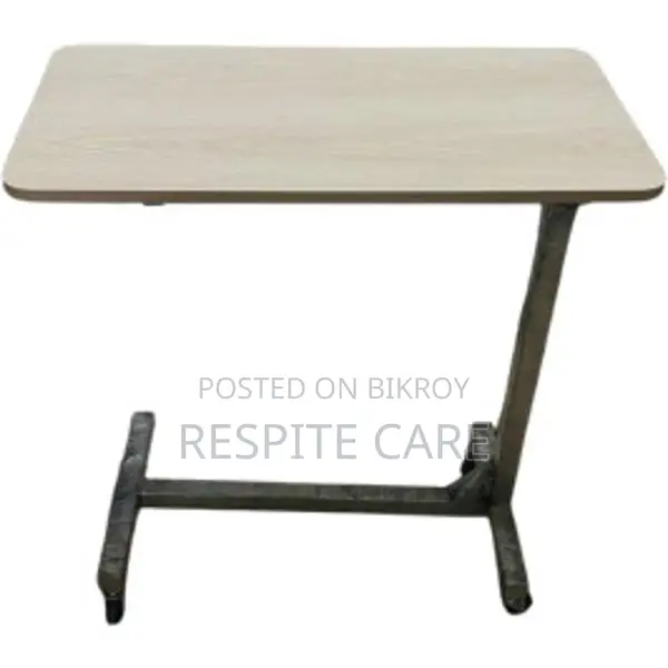 Over Bed Bedside Table with Wheels