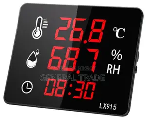 LX915 Industrial Wall Mount LED Display Hygrometer