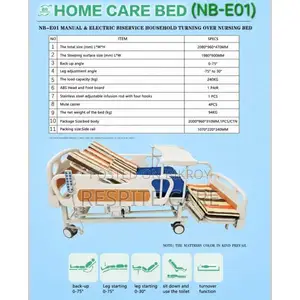 Electric Home Nursing Hospital Bed with Commode