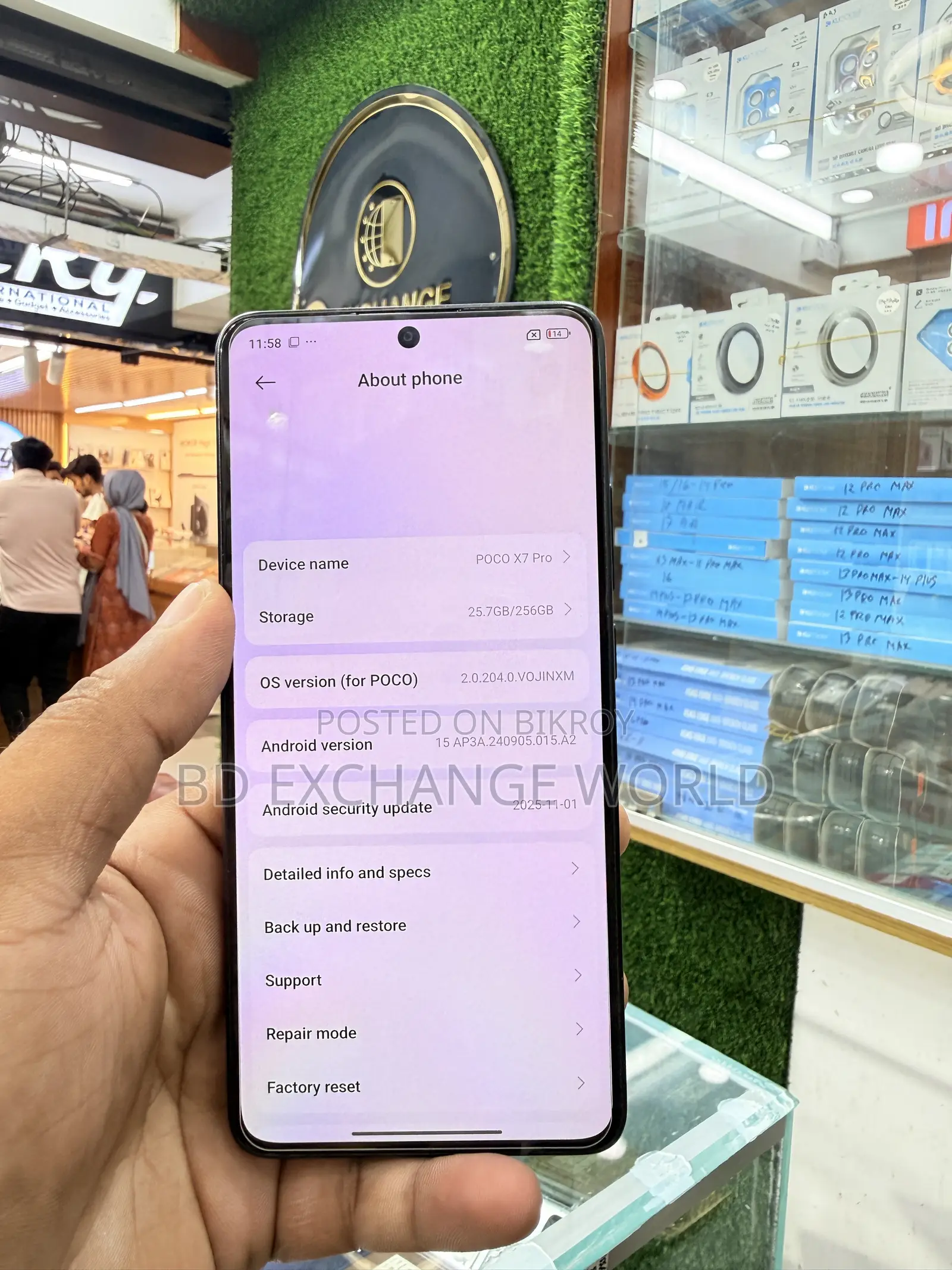 Xiaomi Poco X7 Pro 256 GB Black