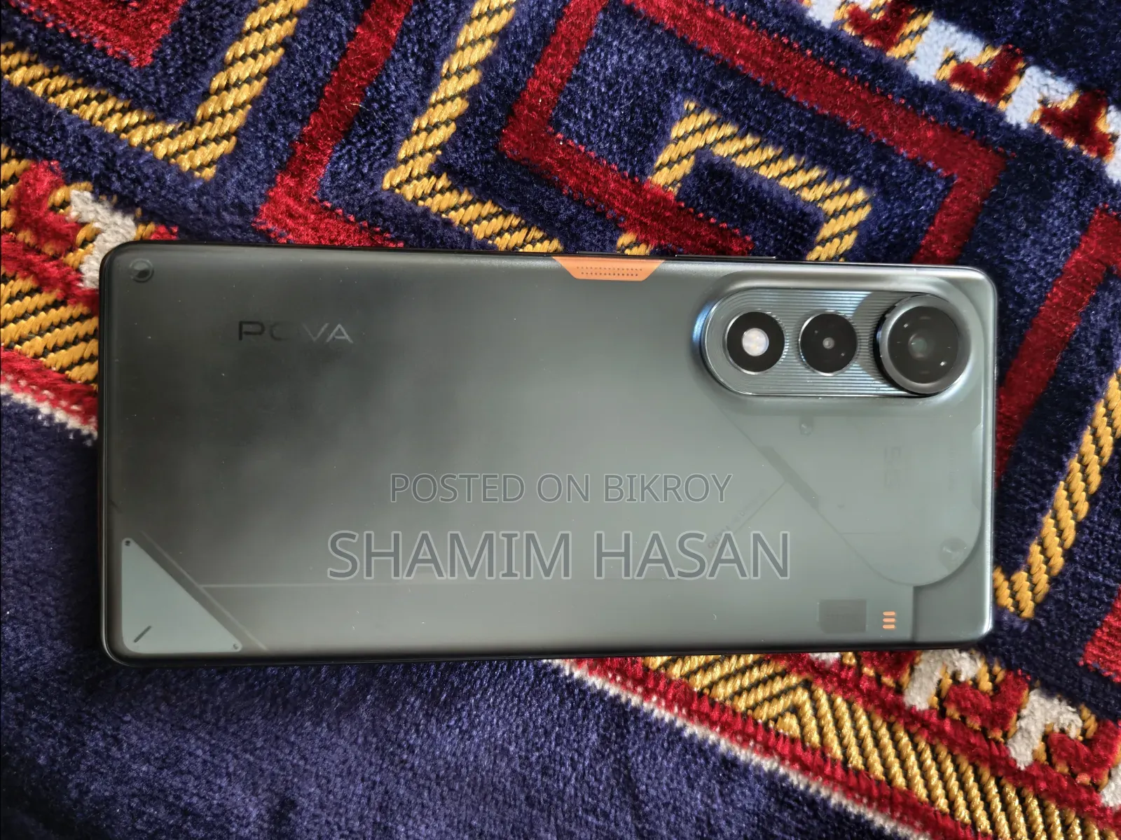 টেকনো পোভা কার্ভ ২৫৬ জিবি কালো