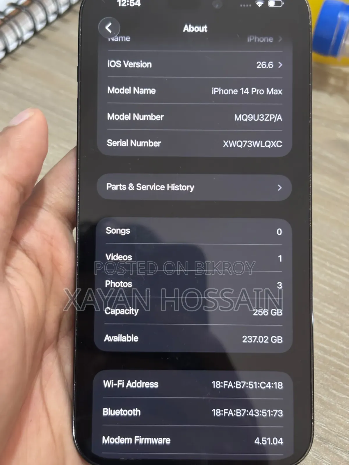 Apple iPhone 14 Pro Max 256 GB Black