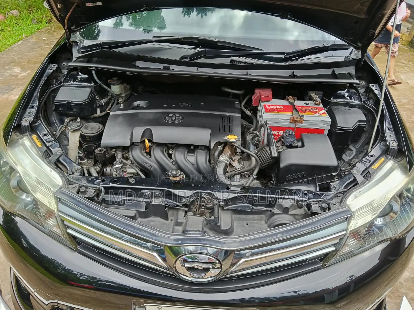 Toyota Corolla Fielder 1.5 Petrol Front-Wheel Drive 2013 Black