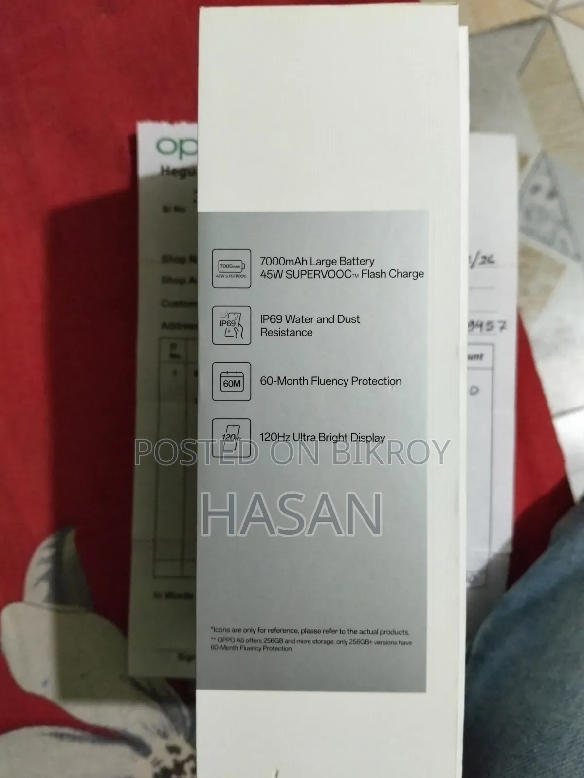 ওপ্পো এ৬ ১২৮ জিবি ব্লু