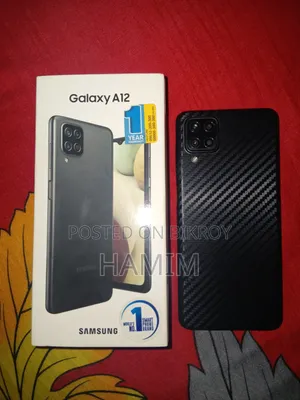 স্যামসাং গ্যালাক্সি এ১২ নাচো ১২৮ জিবি ব্ল্যাক