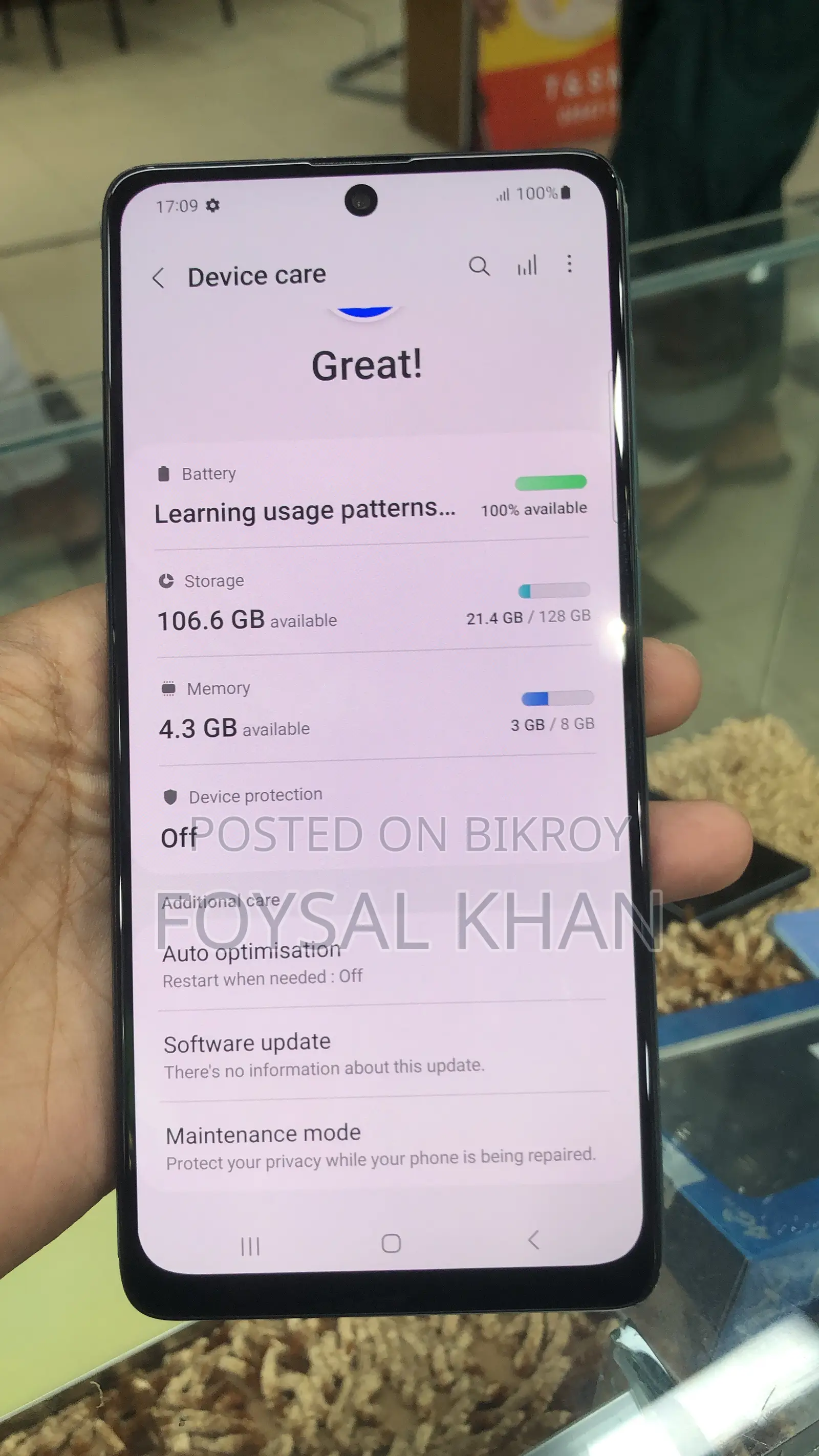 Samsung Galaxy A71 128 GB Green