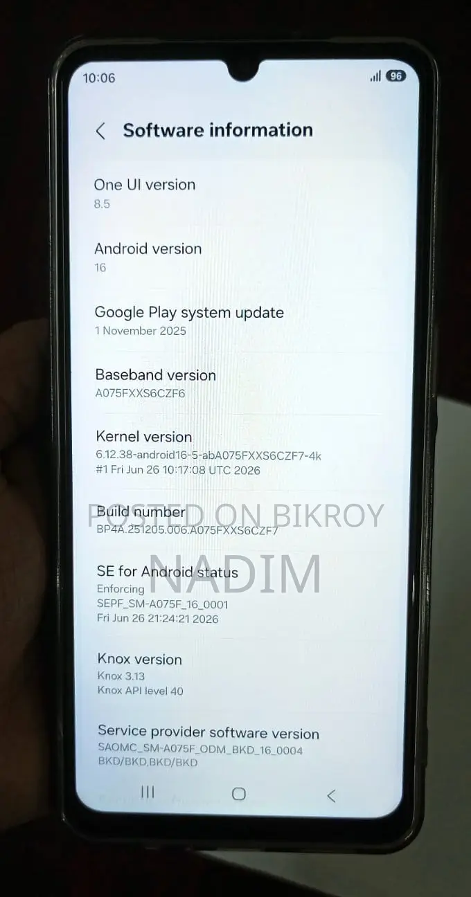 Samsung Galaxy A07 128 GB Black