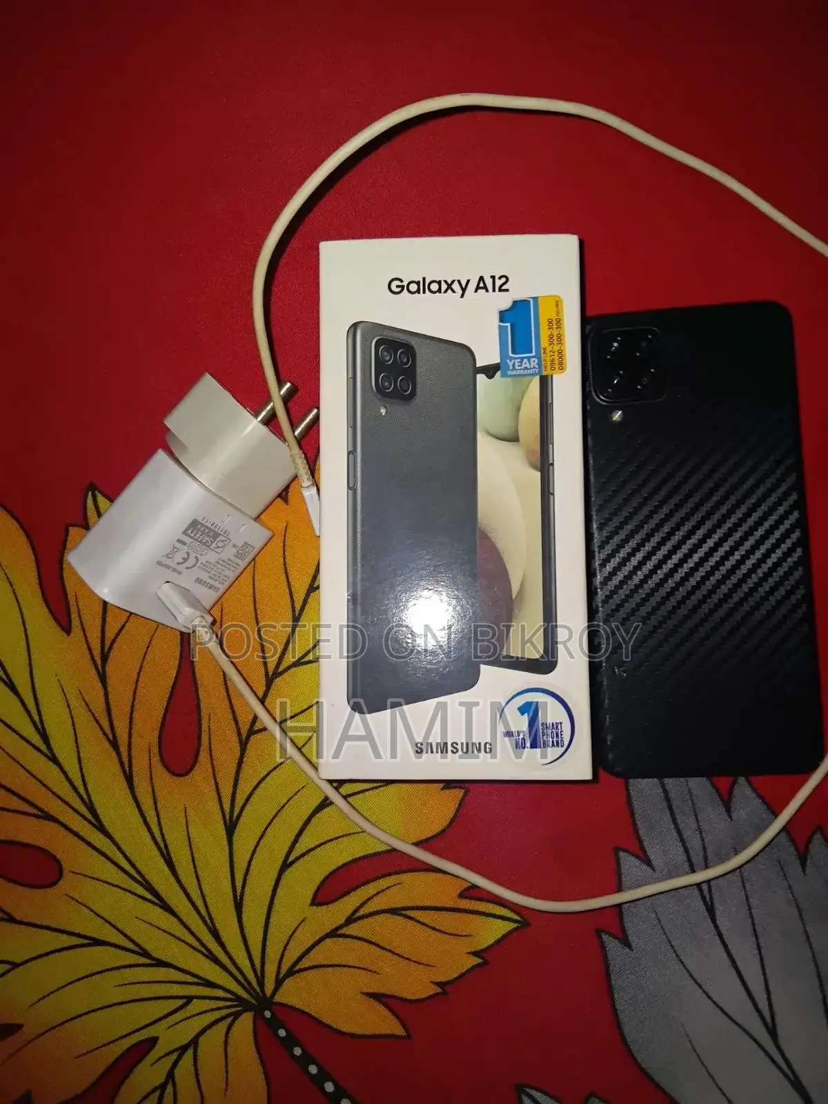 স্যামসাং গ্যালাক্সি এ১২ নাচো ১২৮ জিবি ব্ল্যাক