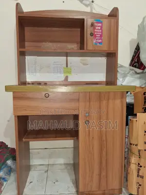 Table/Reading Table, বুকশেলফসহ পড়ার টেবিল