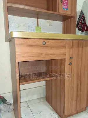 Table/Reading Table, বুকশেলফসহ পড়ার টেবিল