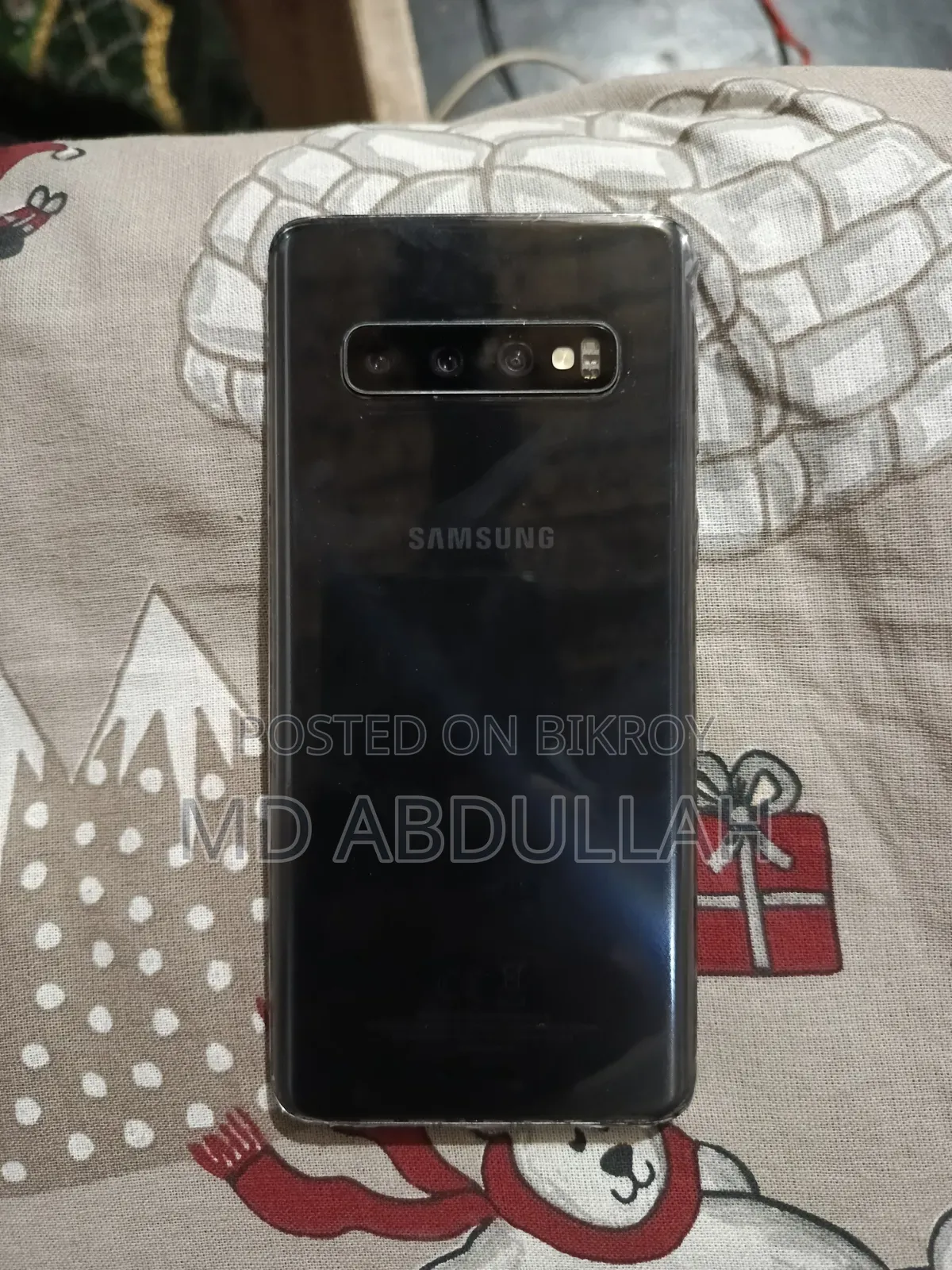 স্যামসাং গ্যালাক্সি এস১০ ১২৮ জিবি কালো
