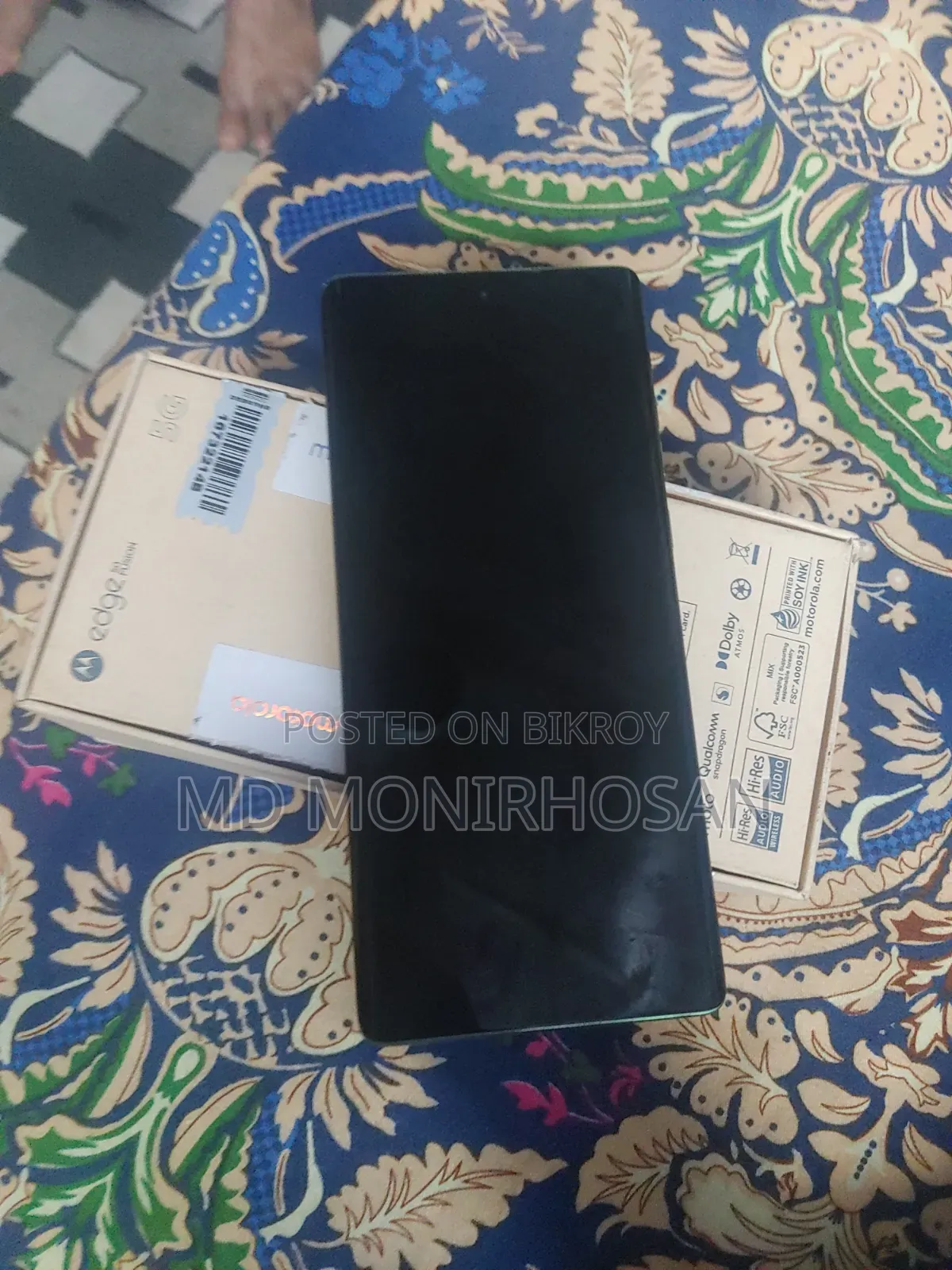 মোটোরালা এজ ৫০ ২৫৬ জিবি ব্ল্যাক