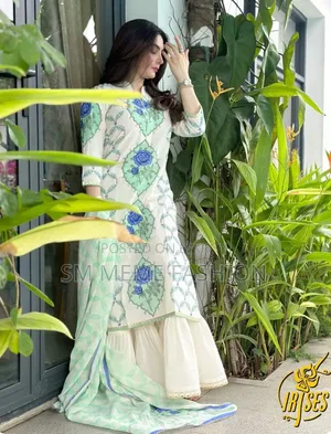 কটন থ্রি পিস