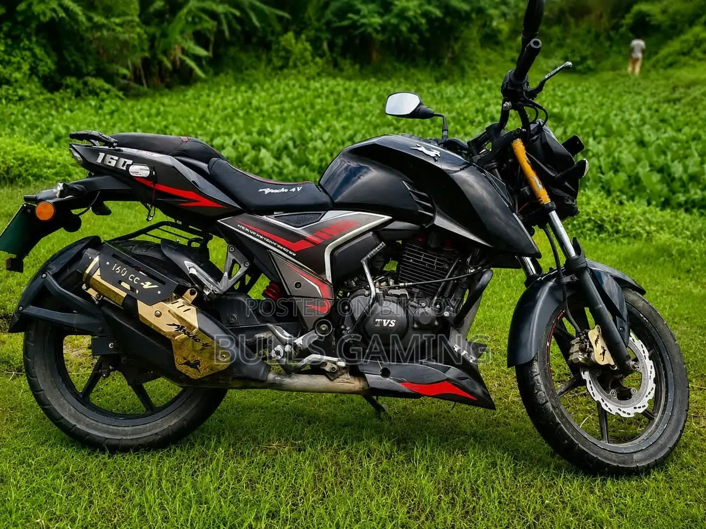 TVS Apache RTR 160 4V 2019 Black