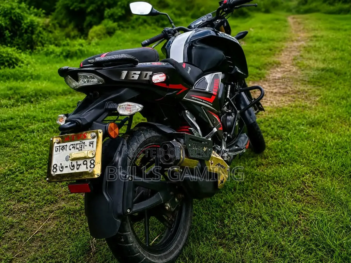 TVS Apache RTR 160 4V 2019 Black