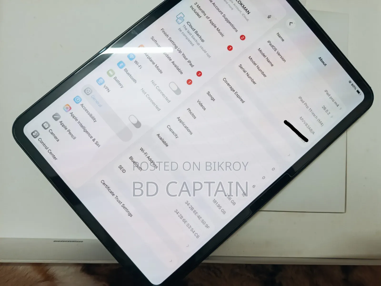 Apple iPad Pro 11 (2024) 256 GB Black
