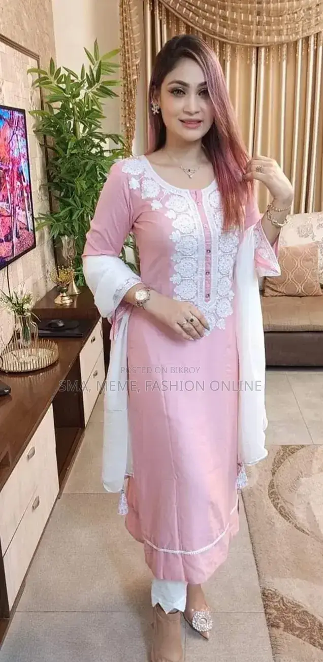 Indian Ari Embroidered Readymade Three Piece.