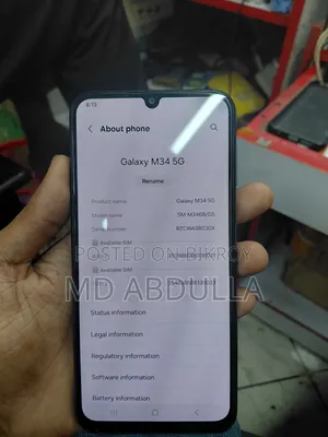 New Samsung Galaxy M34 5G 128 GB Silver