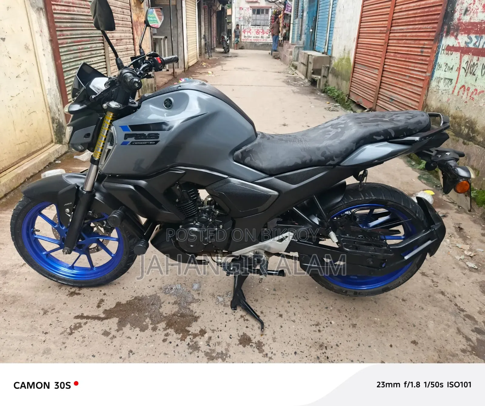 Yamaha FZS V3 2024 Gray