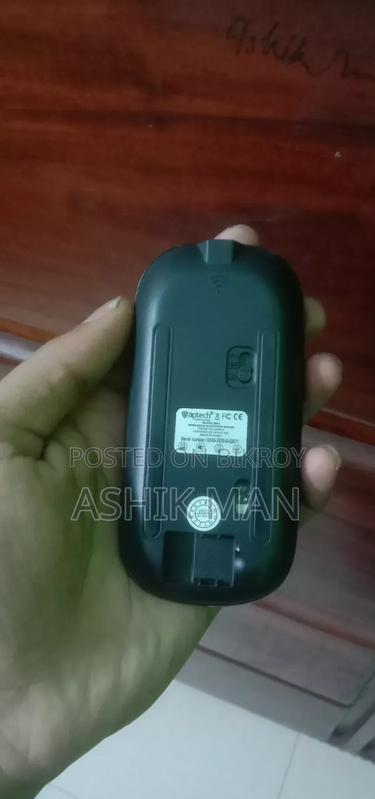 Aptech Rechargeable Digital Wireless Bluetooth Mouse
