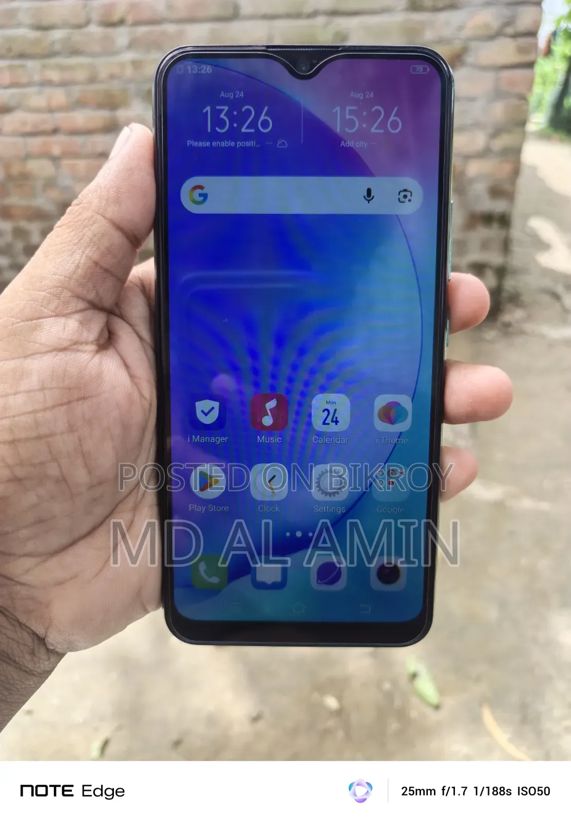 New Vivo Y17 256 GB Gray