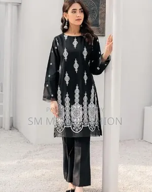 কটন এমব্রয়ডারি টু পিস