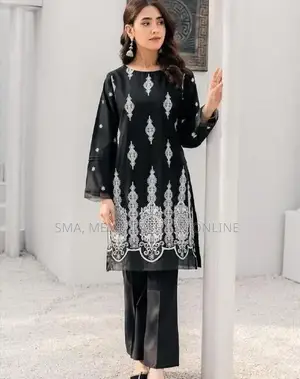 কটন এমব্রয়ডারি টু পিস