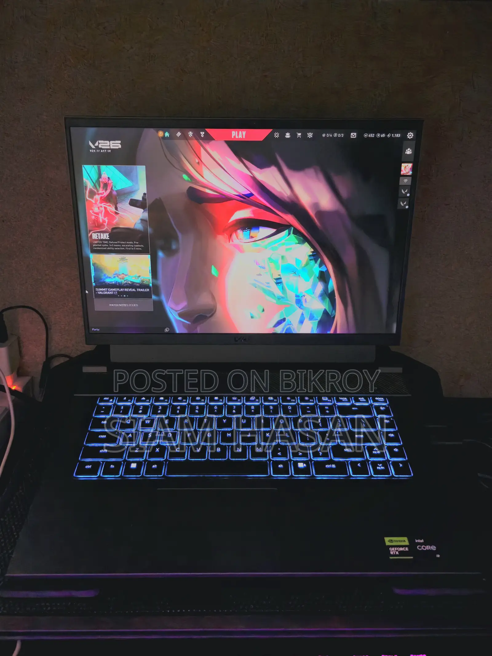 Laptop Dell G16 7630 32GB Intel Core i9 SSD 1T