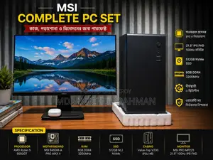 Desktop Computer 8GB AMD Ryzen 5 SSD 512GB