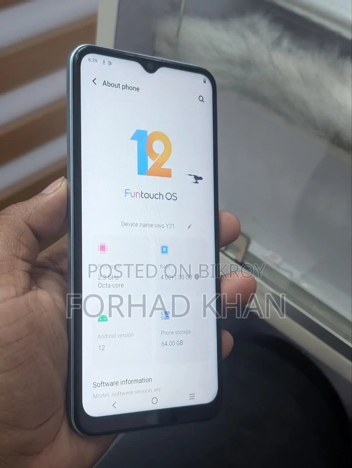 Vivo Y21 64 GB Blue