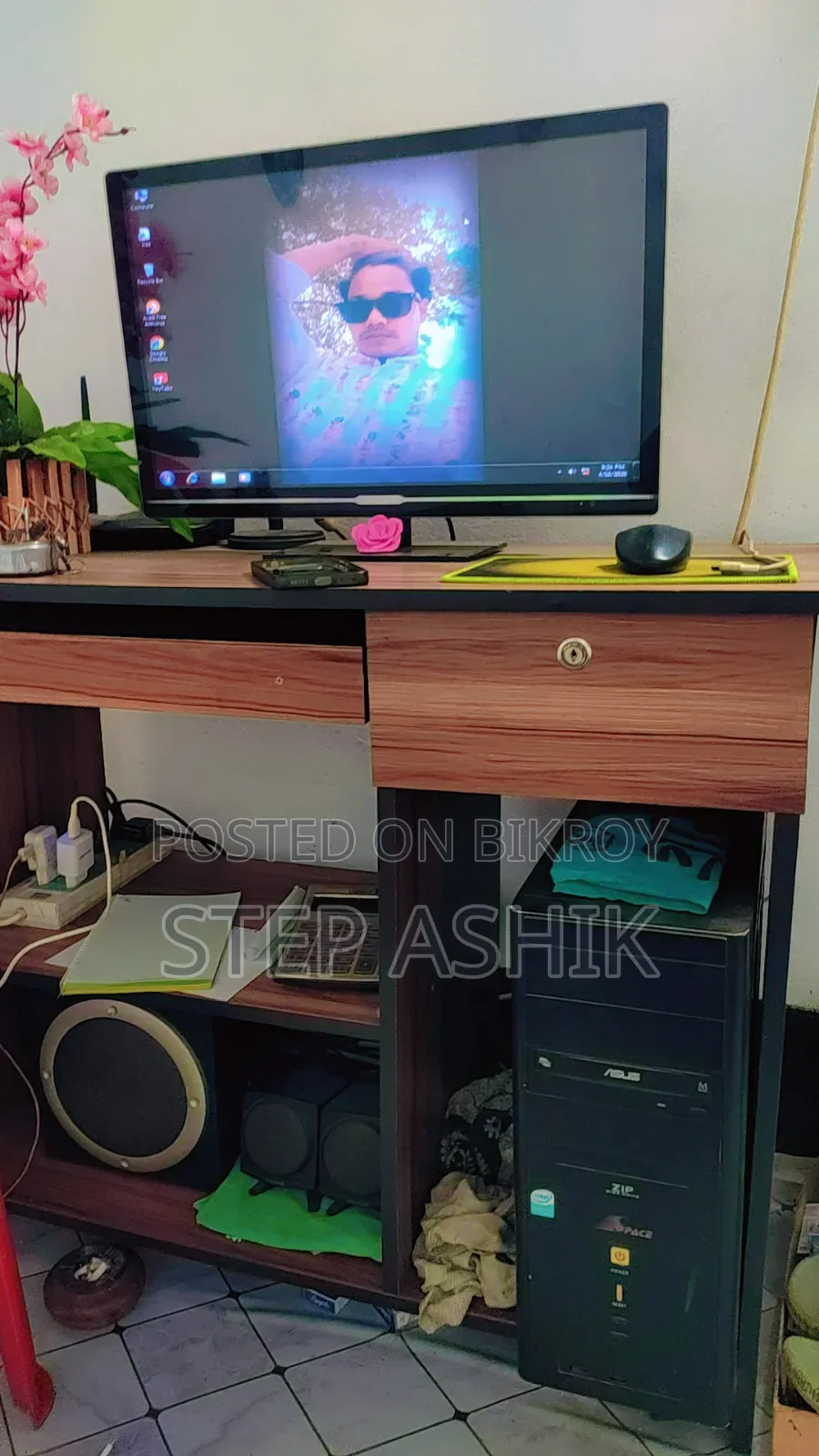 Desktop Computer Asus 4GB Intel Core i3 SSD 32GB