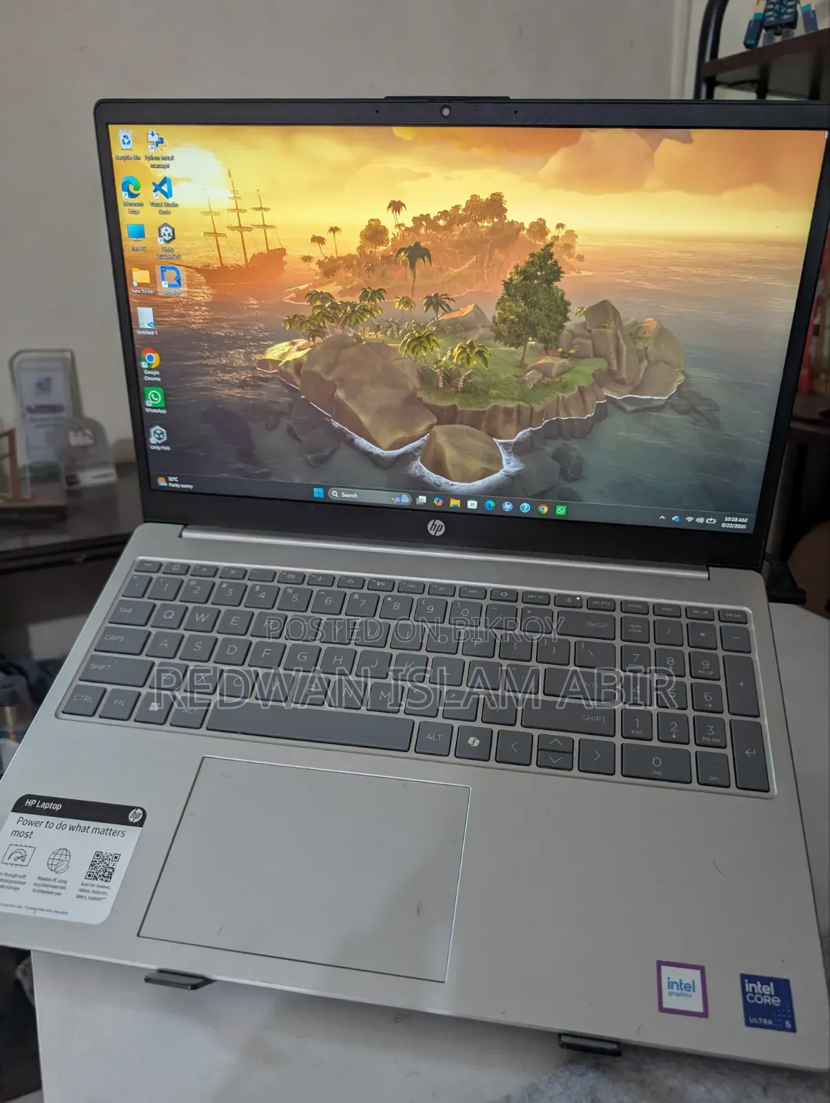New Laptop HP 15-fd0290ns 8GB Intel Core Ultra 5 SSHD (Hybrid) 512GB