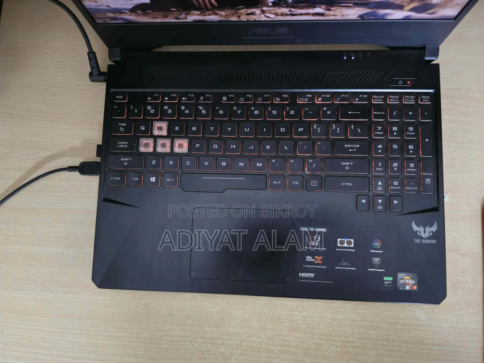Laptop ASUS Tuf Gaming Fx504 16gb Amd Ryzen 5 Hdd+ssd 1.5t