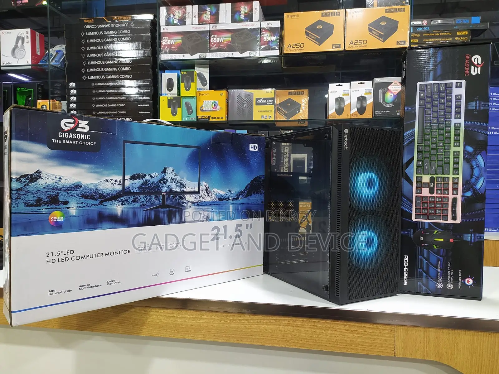New Desktop Computer 8GB Intel Core i3 SSD 256GB
