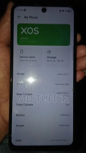 Infinix Note 30 5G 256 GB Black