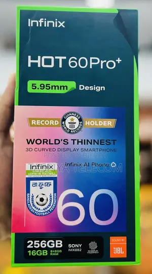 New Infinix Hot 60 Pro+ 256 GB Black