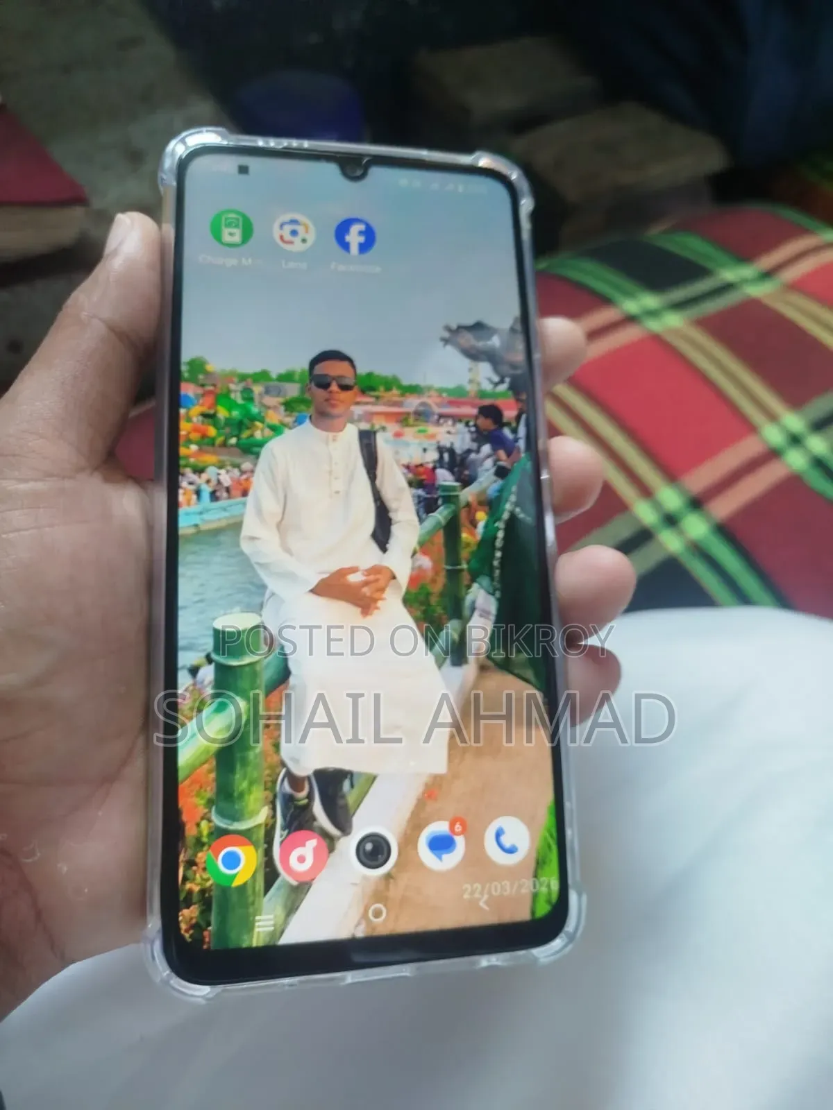 New Vivo Y04 128 GB Blue
