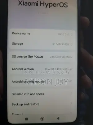 Xiaomi Poco C65 256 GB Black