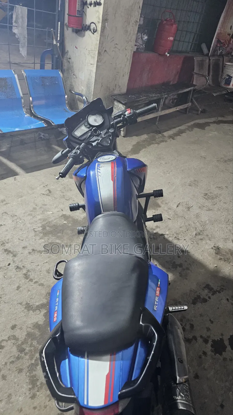 TVS Apache RTR 160 2V 2017 Blue