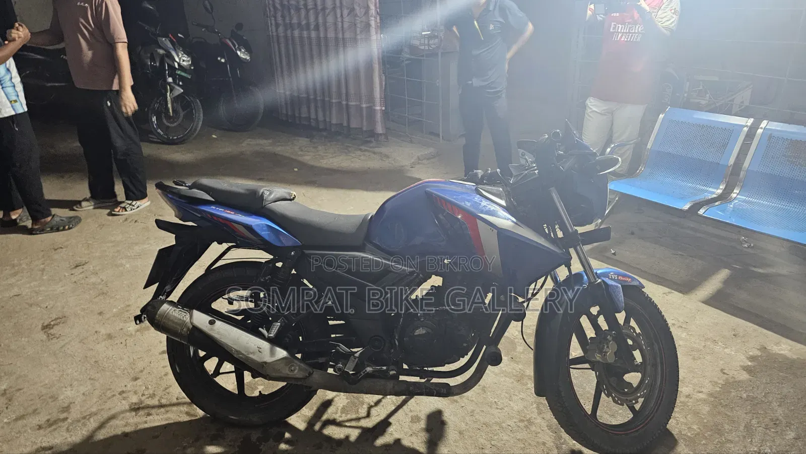 TVS Apache RTR 160 2V 2017 Blue