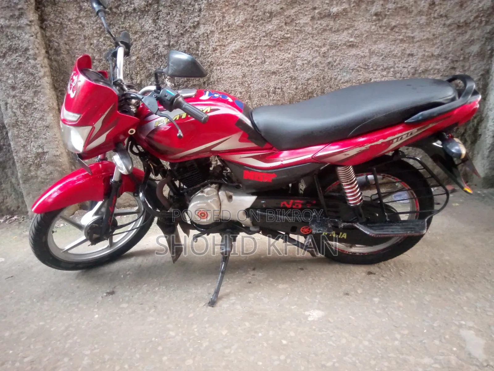 Bajaj Platina ES 2019 Red
