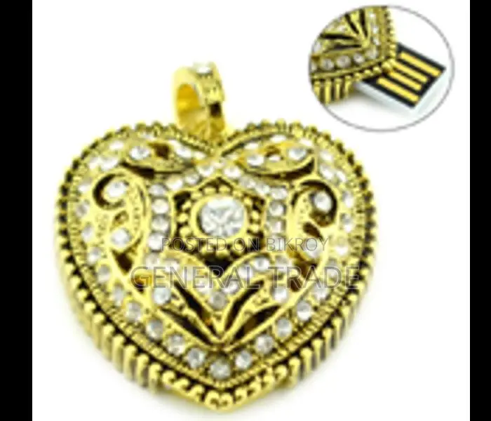 USB Flash Drive Crystal Pendant
