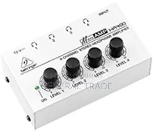 Behringer 4 Channel Stereo Headphone Amplifier HA400 Microamp